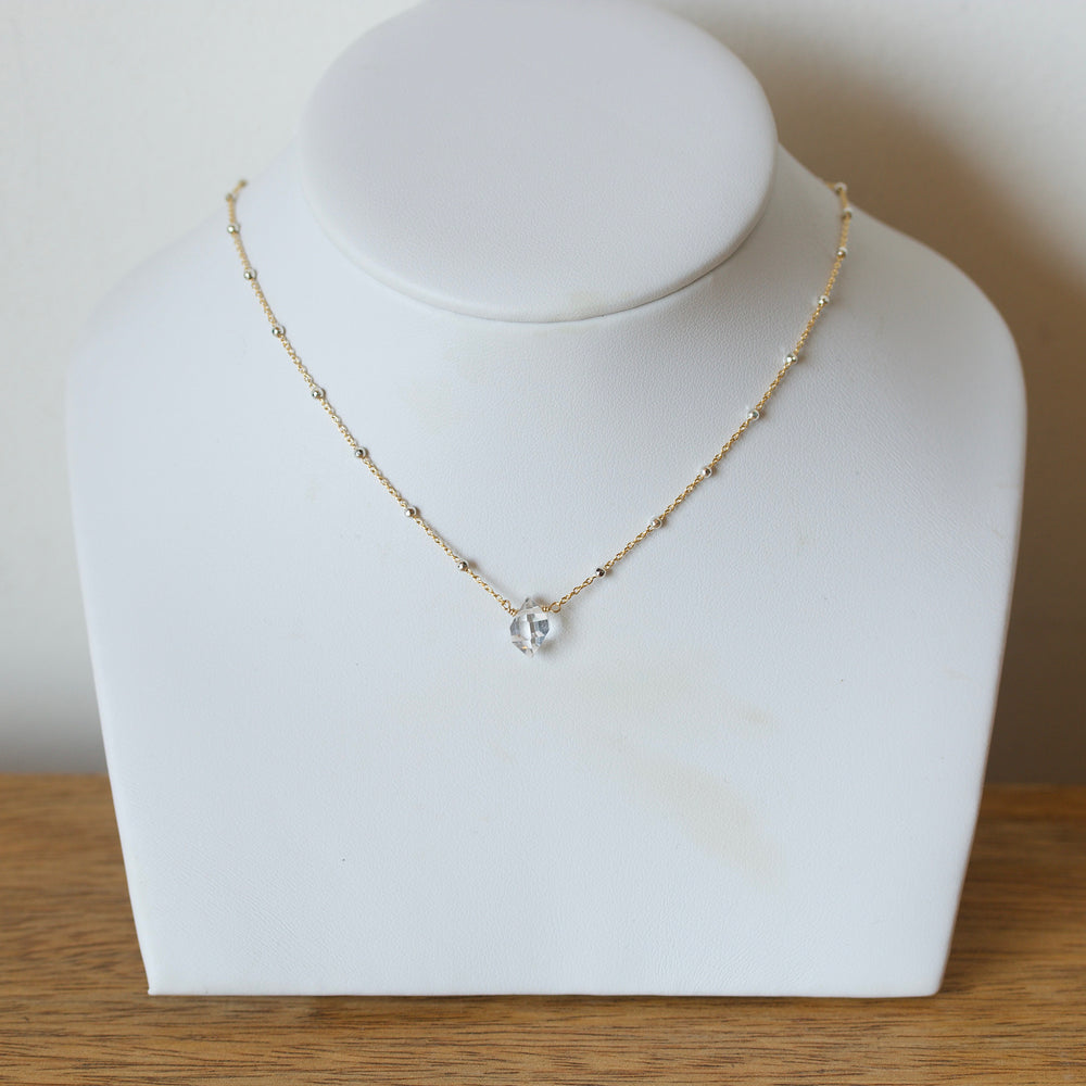 Solus Necklace - Herkimer Diamond