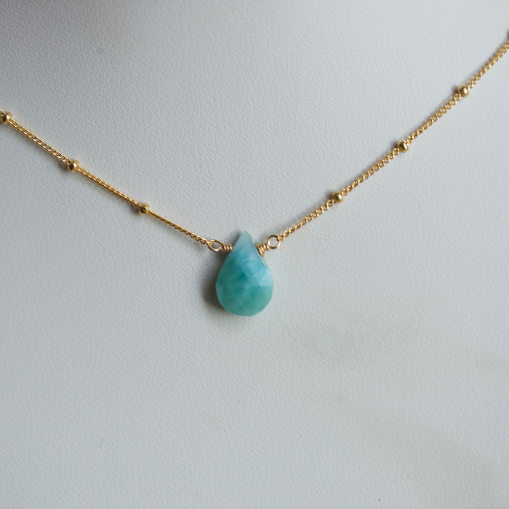 Solus Necklace - Larimar