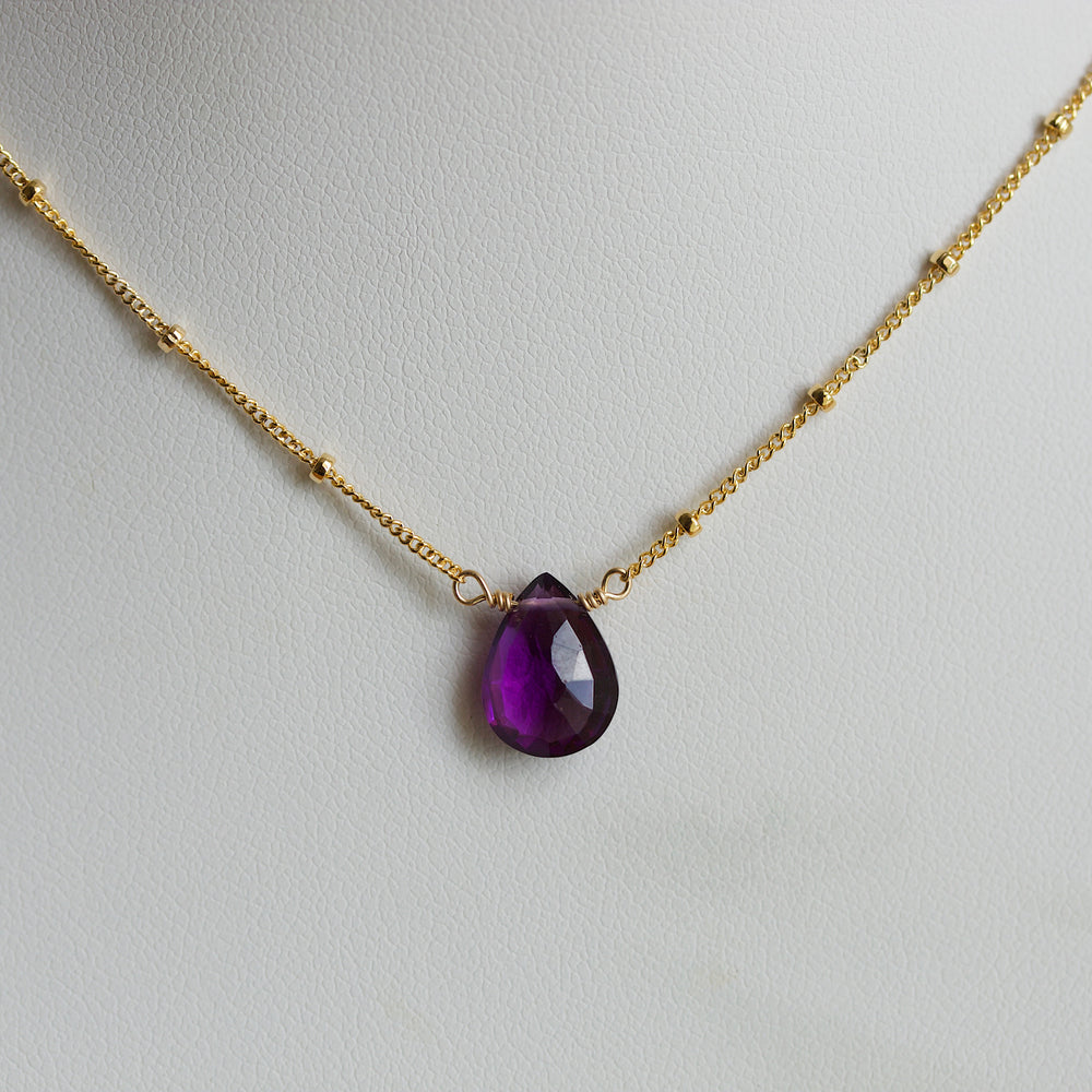 Solus Necklace - Amethyst