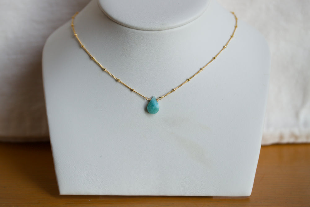 Solus Necklace - Larimar