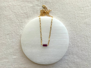 
                
                    Load image into Gallery viewer, Ruby Phoebe Necklace
                
            