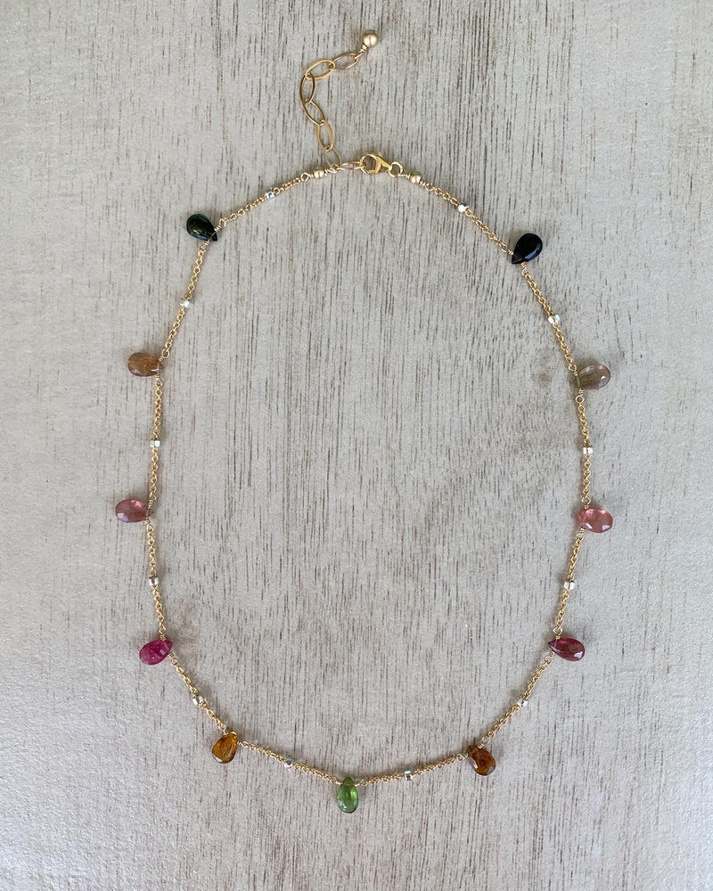 
                
                    Load image into Gallery viewer, Tourmaline Confetti Necklace
                
            