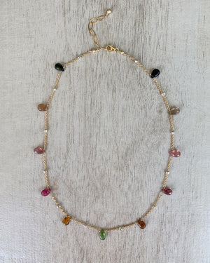Tourmaline Confetti Necklace