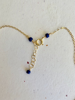 Lapis Lazuli Choker Necklace - Water Element Creations